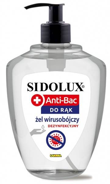 Sidolux Anti-Bac Żel do dezynfekcji rąk 500ml 