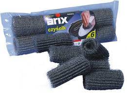 ARIX CZYŚCIK Z WEŁNY metalowej - 6szt - W5606
