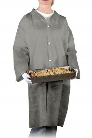 FARTUCH polipropylen FLAB roz. XL - SZARY -