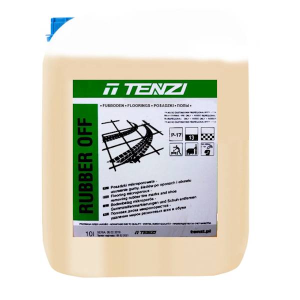TENZI RUBBER OF 10L ślady po gumie, oponach, kleju