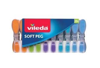 KLAMERKI op.20szt DUŻA VILEDA Soft Peg