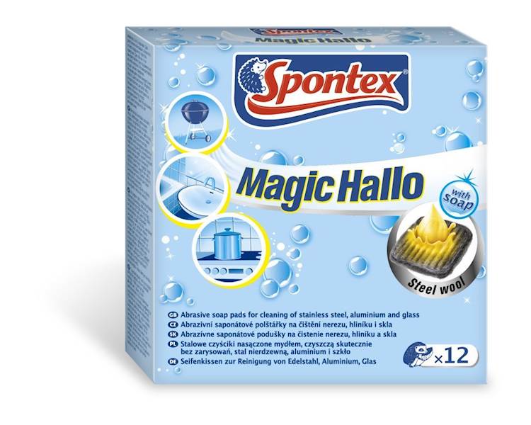 MAGIC HALLO czyścik nasączony op.12szt SPONTEX /9/