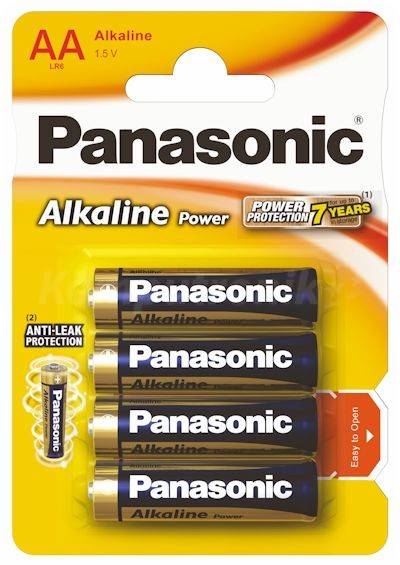 BATERIA LR6 AA - 4szt - alkal PANASONIC