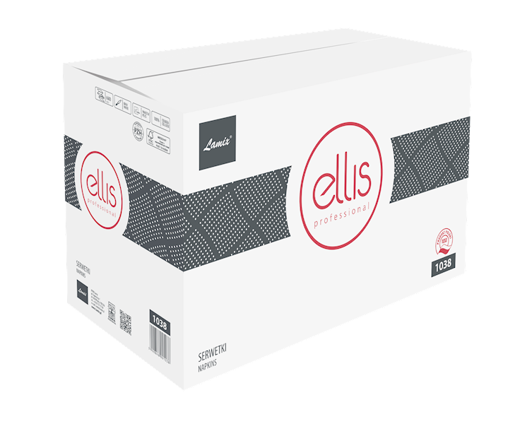 SERWETKI ELLIS NAPKINS 1038 karton 6600szt 16,5x24
