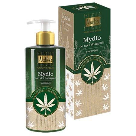Nutka mydło do rąk i do kąpieli 400ML Konopie 
