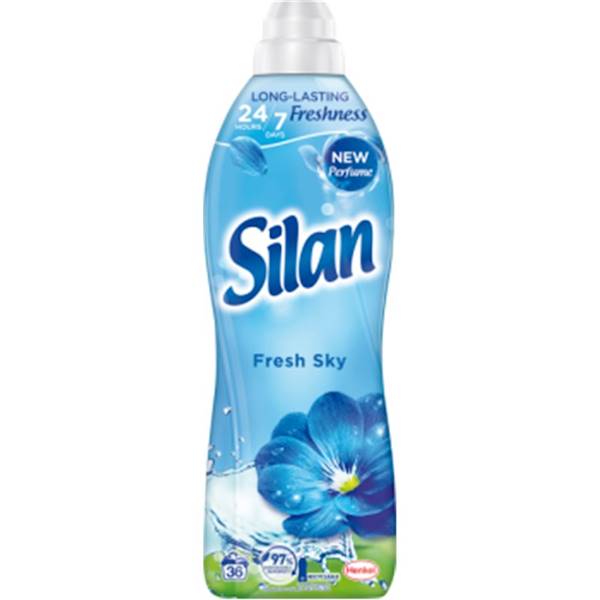 SILAN 900ml płyn do płukania FRESH SKY niebieski 