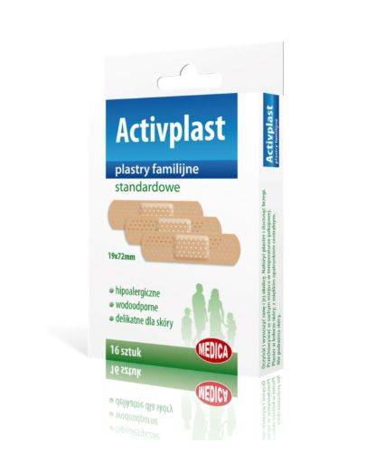 PLASTRY Standardowe - 16szt - 19x72mm ACTIVPLAST