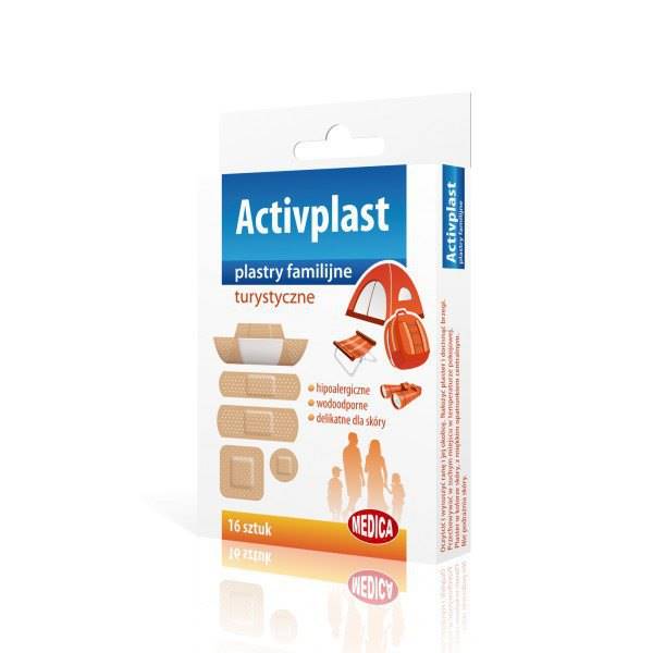 PLASTRY Turystyczne - 16szt - mix ACTIVPLAST