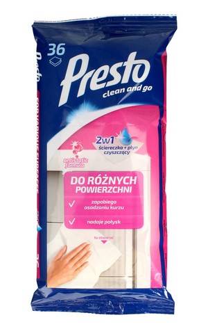 PRESTO CLEAN ściereczki 36szt DO RÓŻNYCH POWIERZCH