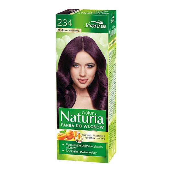 JOANNA NATURIA farba 234 ŚLIWKOWA OBERŻYNA