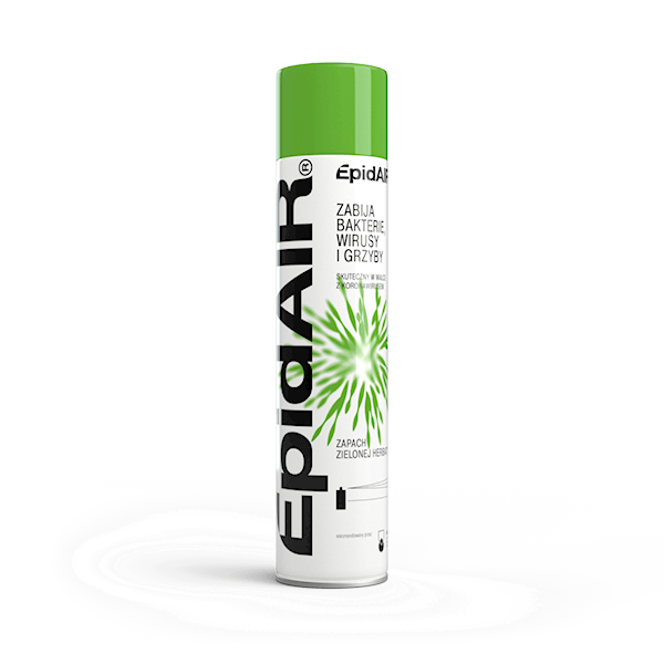 EpidAIR 500ml DEZYNFEKCJA POMIESZCZEŃ zielona herb