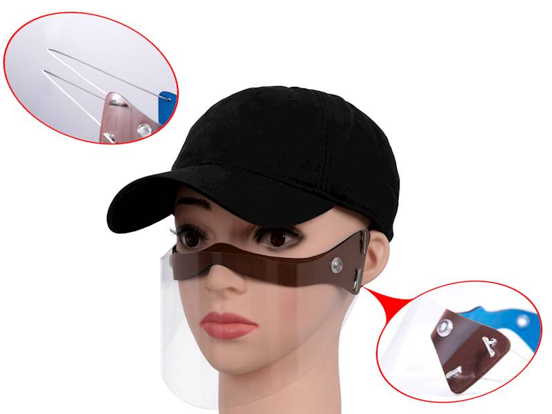 MINI PRZYŁBICA premium pianka na nos z gumką