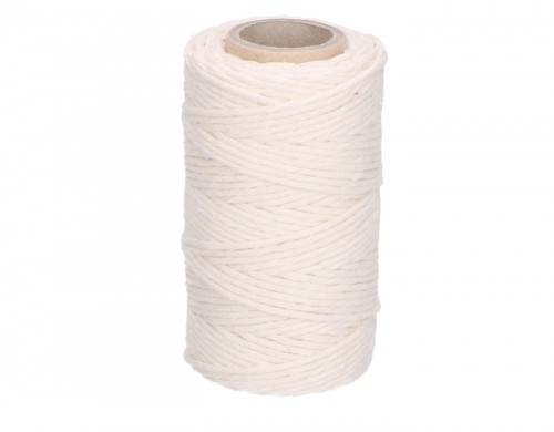 SZNUREK bawełniany BIAŁY 0,10kg   R 0433