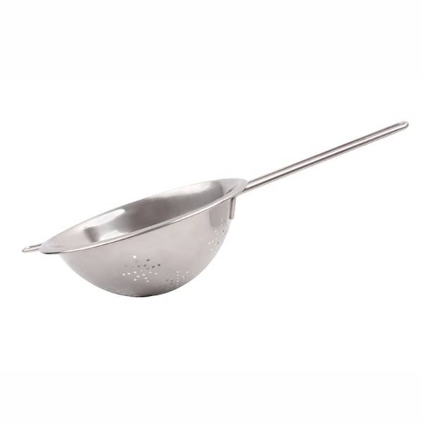 CEDZAK 20cm DURSZLAK NIERDZEWNY Z RĄCZKĄ 