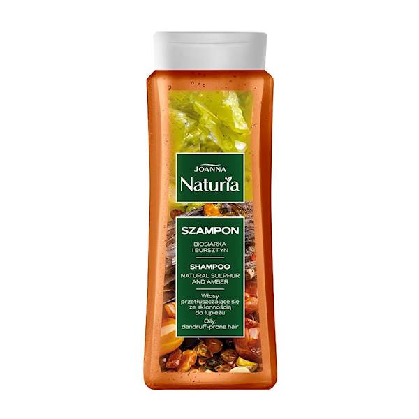 JOANNA Naturia szampon 500ml Biosiaka i Bursztyn