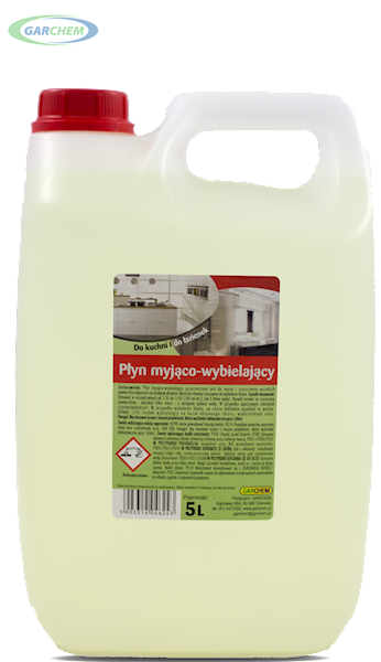 WYBIELACZ 5L płyn myjąco-wybielający GAR.