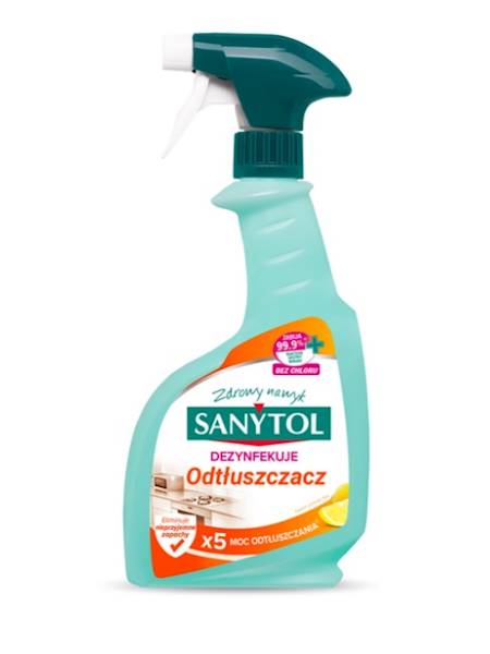 SANYTOL DEZYNFEK. ODTŁUSZCZ. KUCHNIA 500ml SPRAY