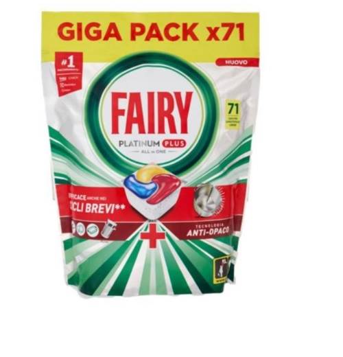 FAIRY PLATINUM 71szt kapsułki do zmywarek ALL in 1