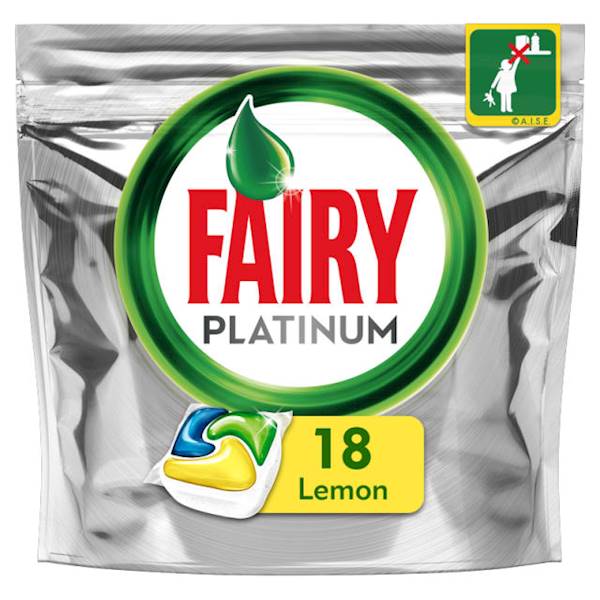 FAIRY KAPS.  DO ZMYWAREK ALL IN ONE PLATINIUM 18sz