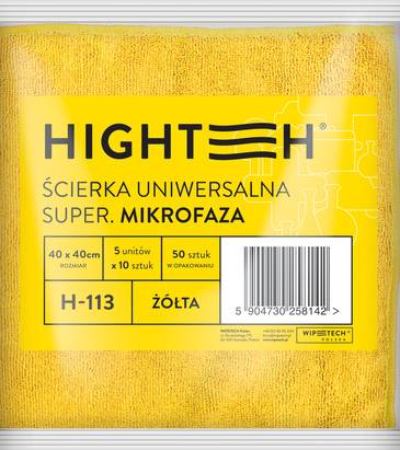 ŚCIERKA MIKROFIBRA 40x40 żółta H-113S * MHL40Ż