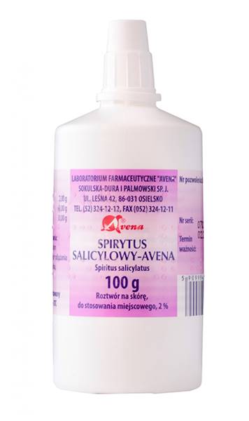 SPIRYTUS salicylowy 100g Avena