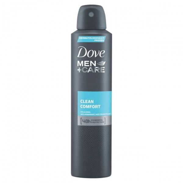 !!! DOVE MEN dezodorant 250ml CLEAN COMFORT