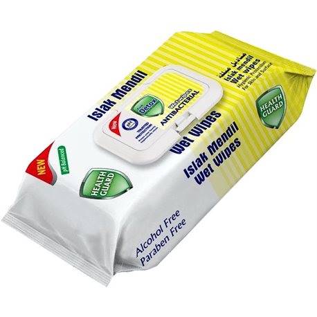 FRESH DETOX chusteczki 80szt ANTIBACTERIAL żółte