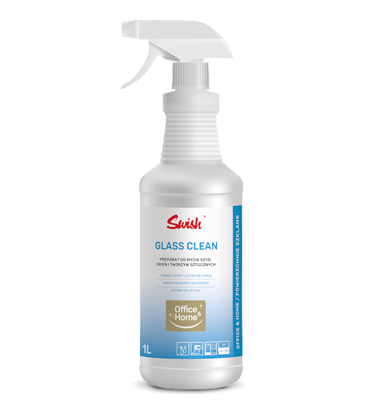 SWISH GLASS CLEAN 1L mycie szyb i luster spray alk