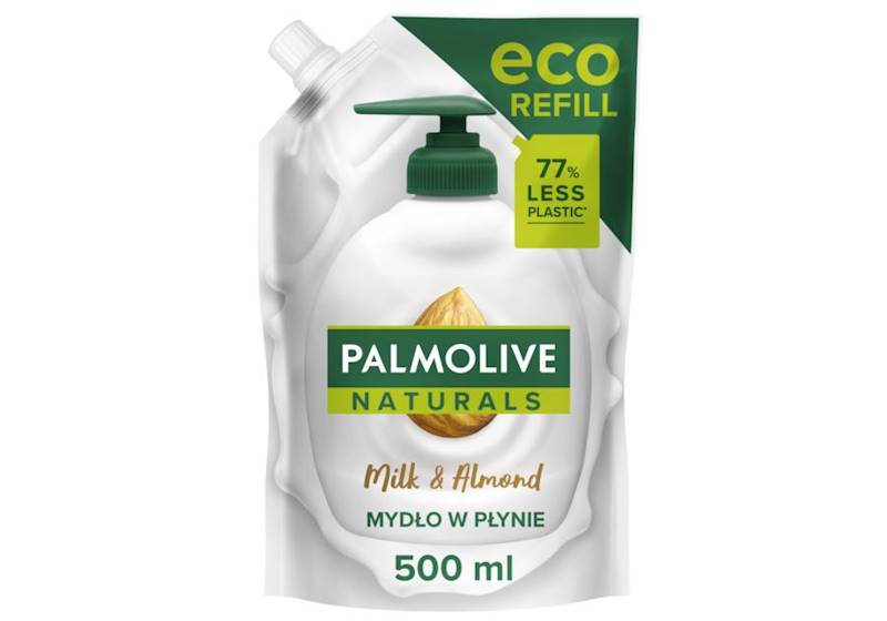 PALMOLIVE mydło 500ml - zapas - MLECZKO MIGDAŁOWE