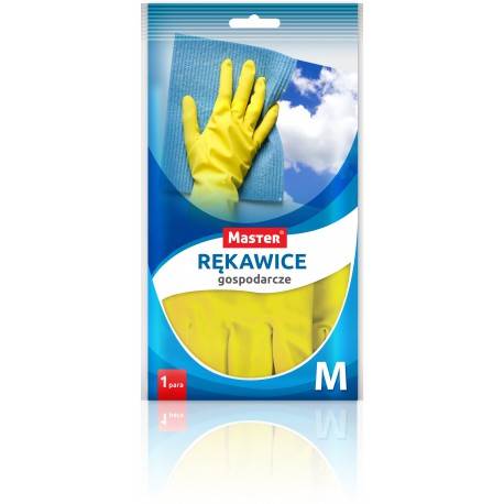 RĘKAWICE GOSPODARCZE gumowe - M  MASTER Ika 