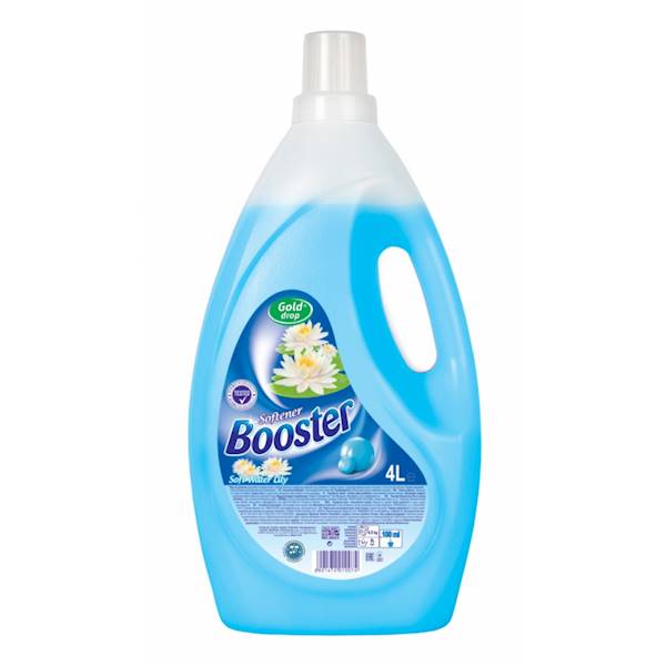 BOOSTER płyn do płukania 4L LILIA WODNA niebieski