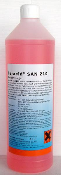 LERACID SAN 210 prep.do mycia sanitariatów 1L
