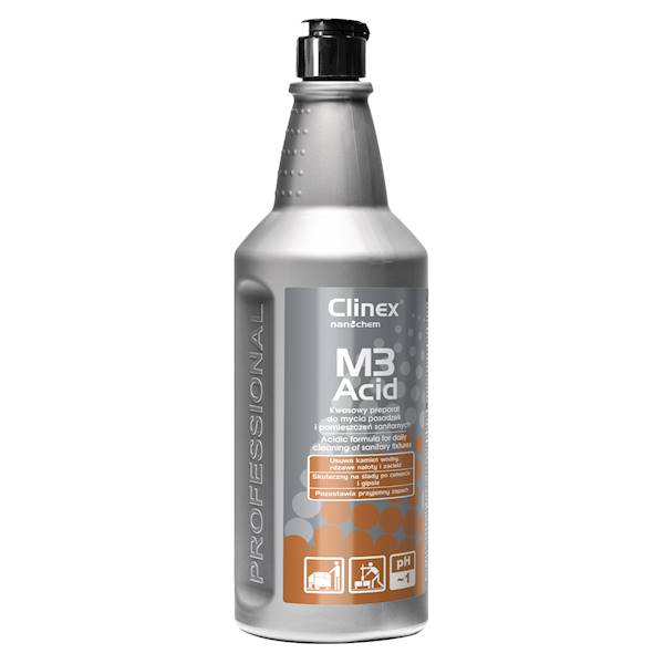 CLINEX M3 Acid 1L kwasowy preparat do posadzek
