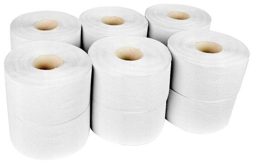 PAPIER toal. JUMBO 12szt  BIAŁY makulat. 2w