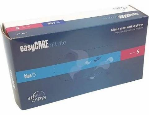 RĘKAWICE NITRYLOWE  bezp. S 100szt easyCARE nieb.