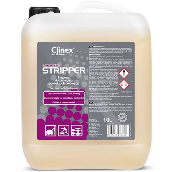 CLINEX STRIPPER Dispersion 10L usuwanie polimerów