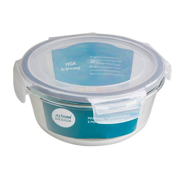 POJEMNIK ŻAROODPORNY z/p 800ml okrągły VEGA