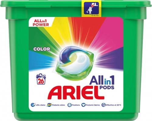 ARIEL KAPSUŁKI do prania 26szt COLOR