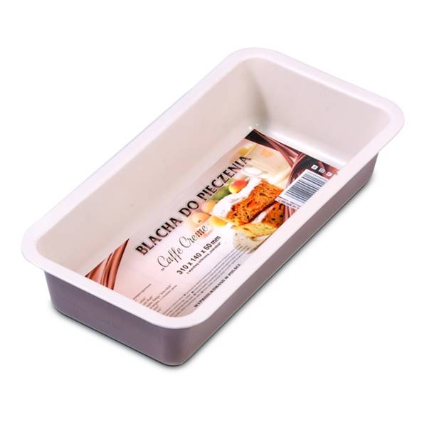 FORMA/BLACHA 310x140x60mm non-stick CaffeCreme SNB