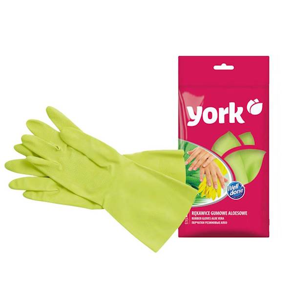 RĘKAWICE aloesowe - S - YORK zielone