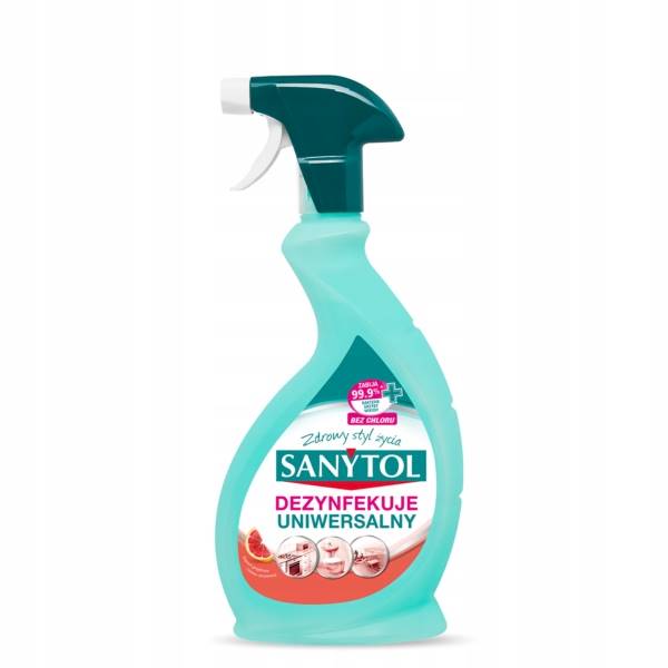 SANYTOL dezynfekcja UNIWERSALNY 500ml GREJPFRUT