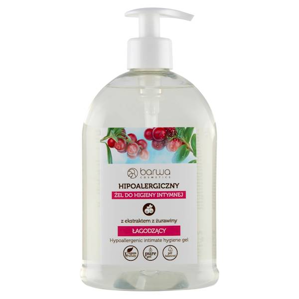 BARWA żel do higieny intymnej 500ml ŻURAWINA