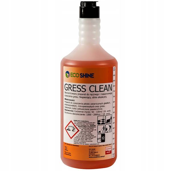 GRESS CLEAN 1L do czyszczenia gresu Eco Shine