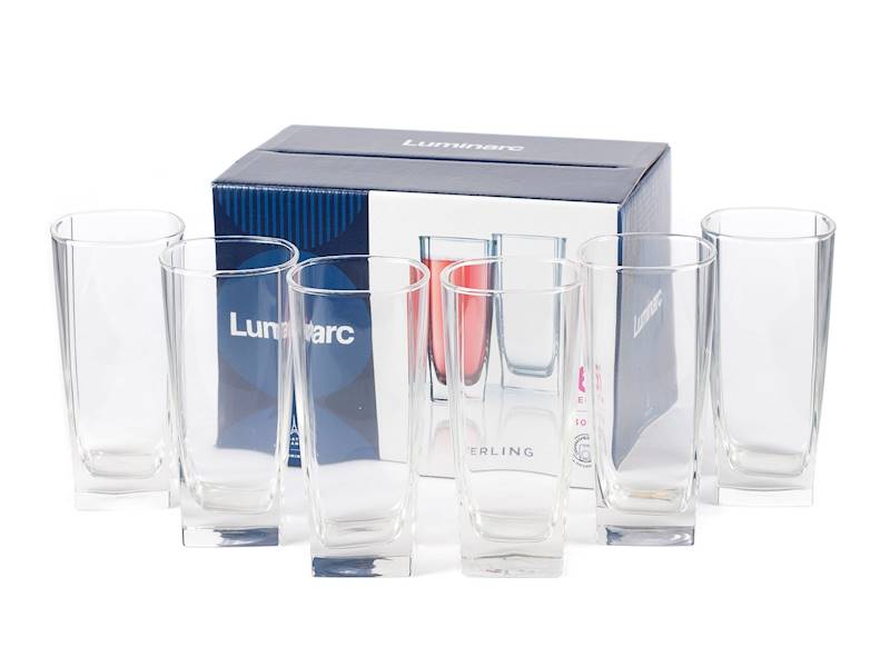 KPL SZKLANEK 330ml 6szt STERLING long drink H7666