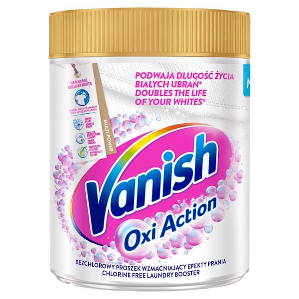 VANISH OXI Action odplamiacz proszek 470g WHITE