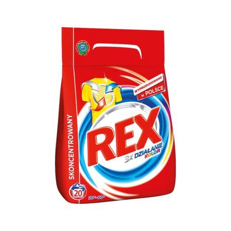 REX 1,5kg proszek KOLOR