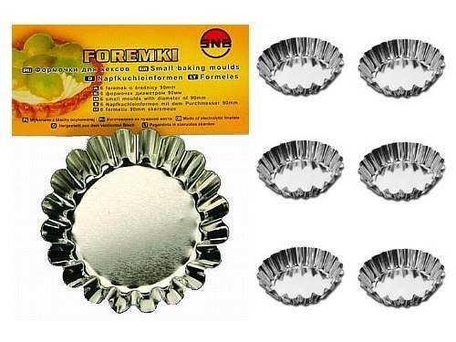 FOREMKI 9cm op.6szt tartaletki 87718