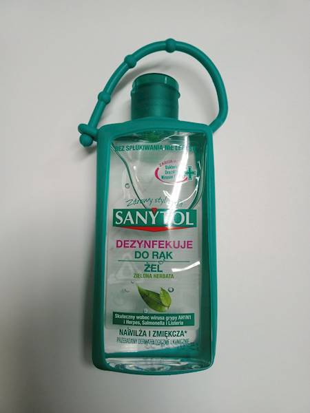 SANYTOL dezynfekujący ŻEL DO RĄK 75ml + ETUI