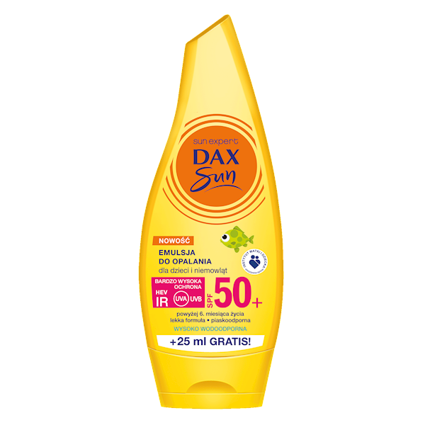 DAX SUN SPF50 DLA DZIECI emulsja do opalania 175ml