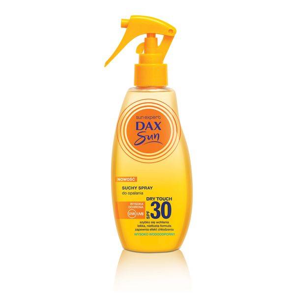 DAX SUN SPF30 SUCHY SPRAY do opalania 200ml